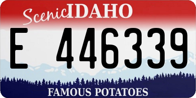 ID license plate E446339