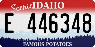 ID license plate E446348
