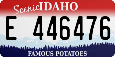 ID license plate E446476