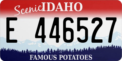 ID license plate E446527
