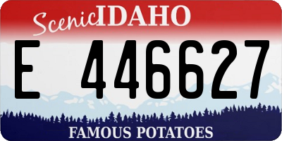 ID license plate E446627