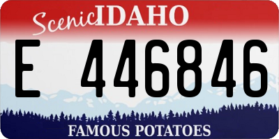 ID license plate E446846