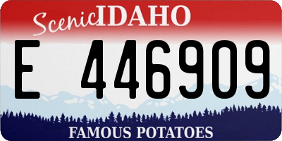 ID license plate E446909