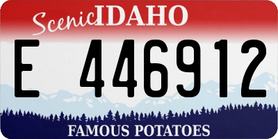 ID license plate E446912