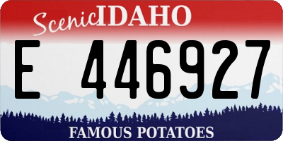 ID license plate E446927