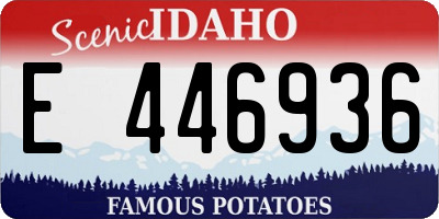 ID license plate E446936
