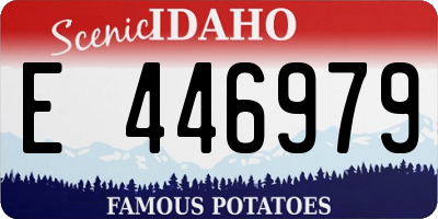 ID license plate E446979
