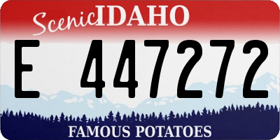 ID license plate E447272