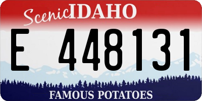 ID license plate E448131