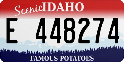 ID license plate E448274