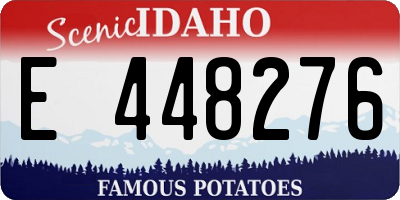 ID license plate E448276