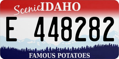 ID license plate E448282