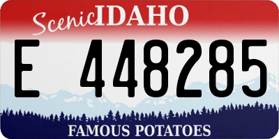 ID license plate E448285