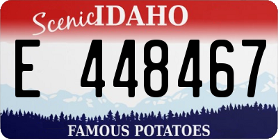 ID license plate E448467