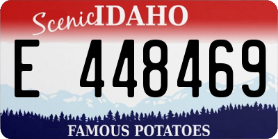 ID license plate E448469