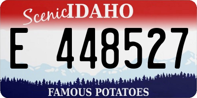 ID license plate E448527