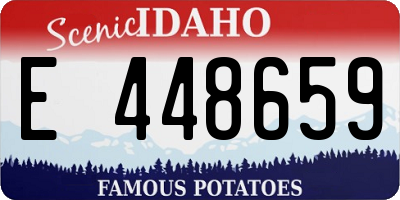 ID license plate E448659