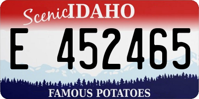 ID license plate E452465