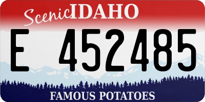 ID license plate E452485