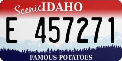 ID license plate E457271
