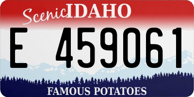 ID license plate E459061
