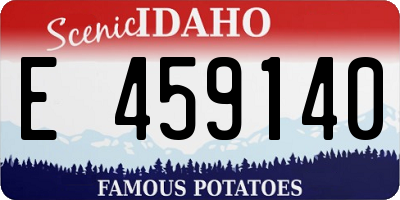 ID license plate E459140