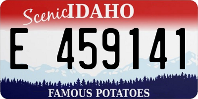 ID license plate E459141