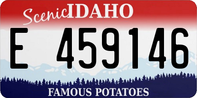 ID license plate E459146