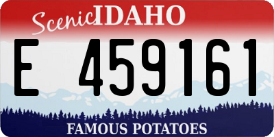 ID license plate E459161