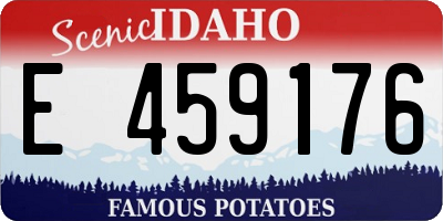 ID license plate E459176