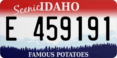 ID license plate E459191