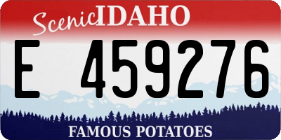 ID license plate E459276
