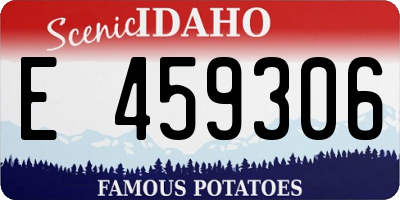 ID license plate E459306
