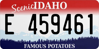 ID license plate E459461