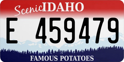 ID license plate E459479