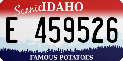 ID license plate E459526