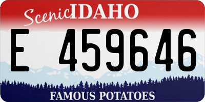 ID license plate E459646