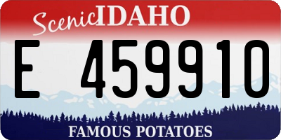 ID license plate E459910