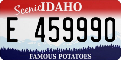 ID license plate E459990