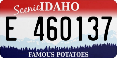 ID license plate E460137