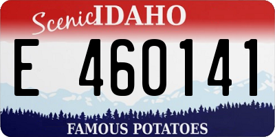 ID license plate E460141