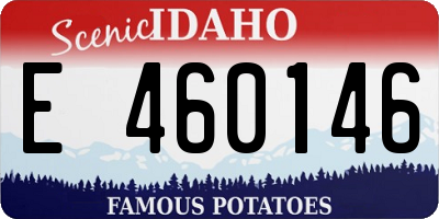 ID license plate E460146