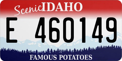 ID license plate E460149