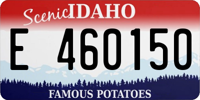 ID license plate E460150