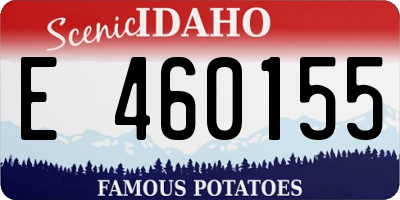 ID license plate E460155