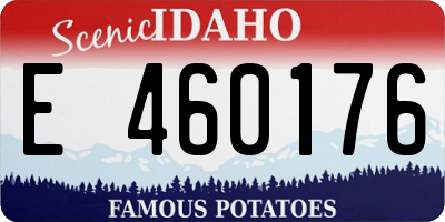 ID license plate E460176