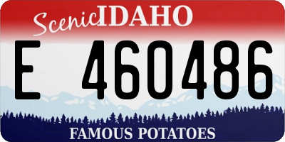 ID license plate E460486