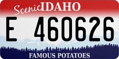 ID license plate E460626