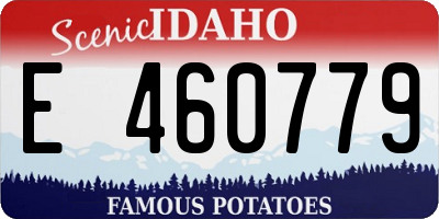 ID license plate E460779