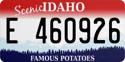 ID license plate E460926